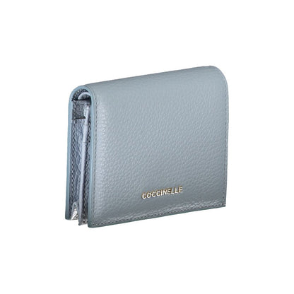 Coccinelle Light Blue Leather Wallet