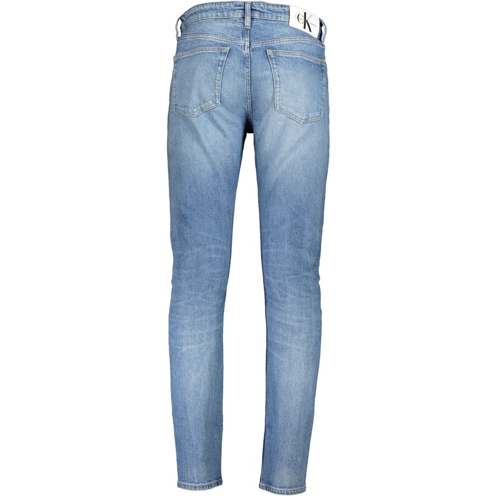 Calvin Klein Light Blue Cotton Jeans & Pant