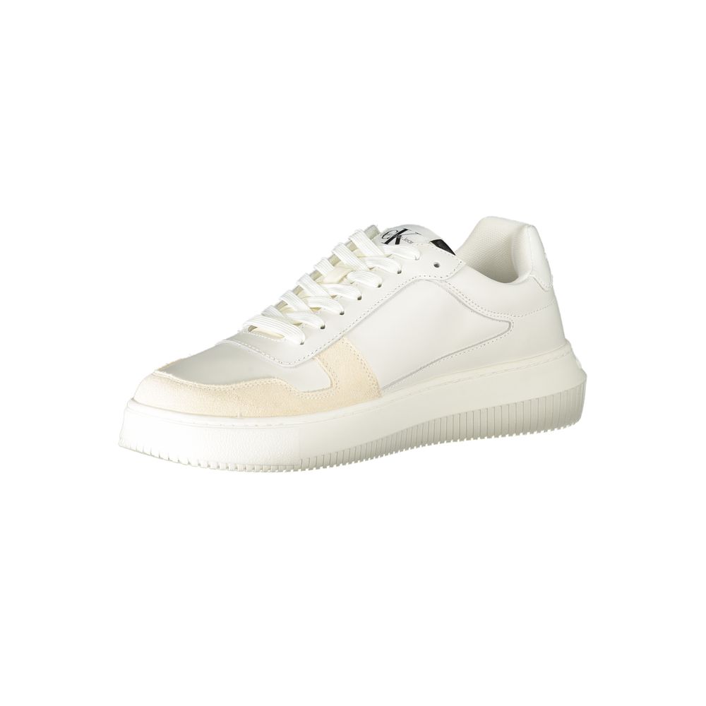 Calvin Klein White Polyester Sneaker