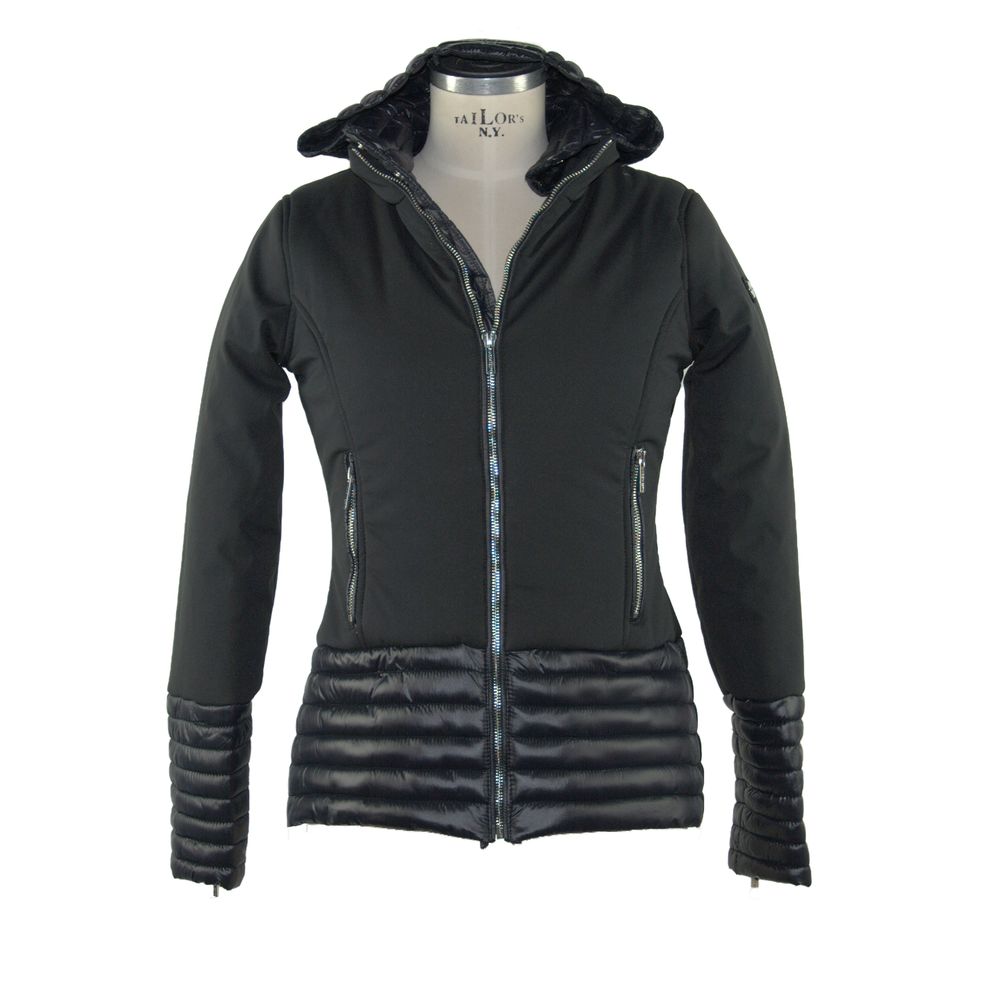 Maison Espin Chic Black Down Jacket Outerwear Piece