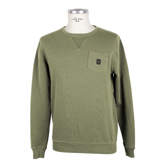 Refrigiwear Green Cotton Men Sweater