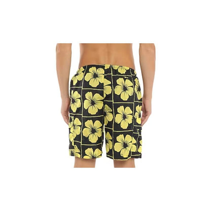 Palm Angels Yellow Polyamide Men Swim Short