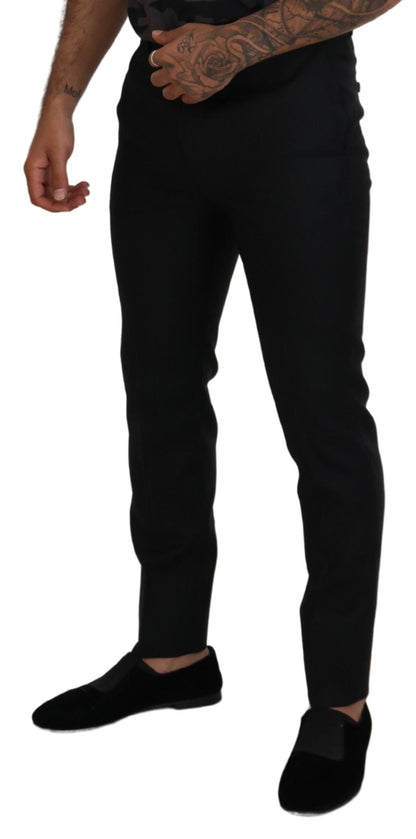 Dsquared² Back Virgin Wool Slim Fit Men Formal Pants