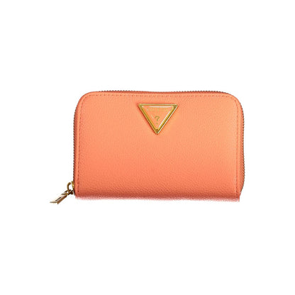 Guess Jeans Orange Polyethylene Wallet