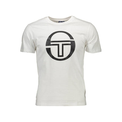 Sergio Tacchini White Cotton T-Shirt