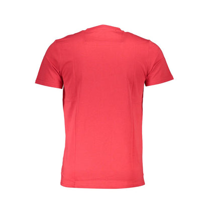 Cavalli Class Red Cotton T-Shirt