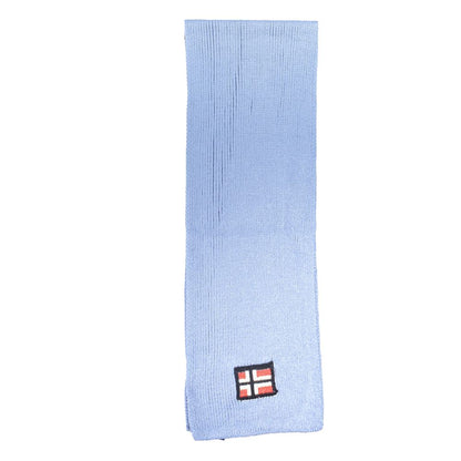 Norway 1963 Light Blue Acrylic Scarf