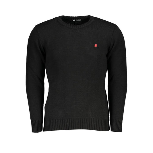 U.S. Grand Polo Black Acrylic Sweater