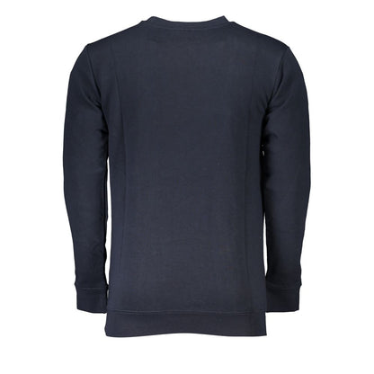 Cavalli Class Blue Cotton Sweater