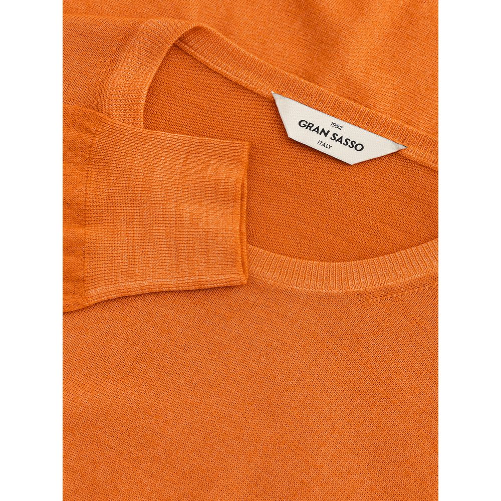 Gran Sasso Orange Wool Sweater