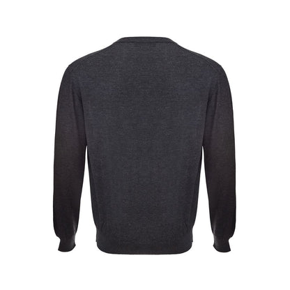 Dolce & Gabbana Elegant Gray Cashmere Sweater for Men