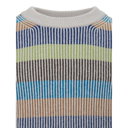 Gran Sasso Elegant Multicolor Cashmere Sweater for Men