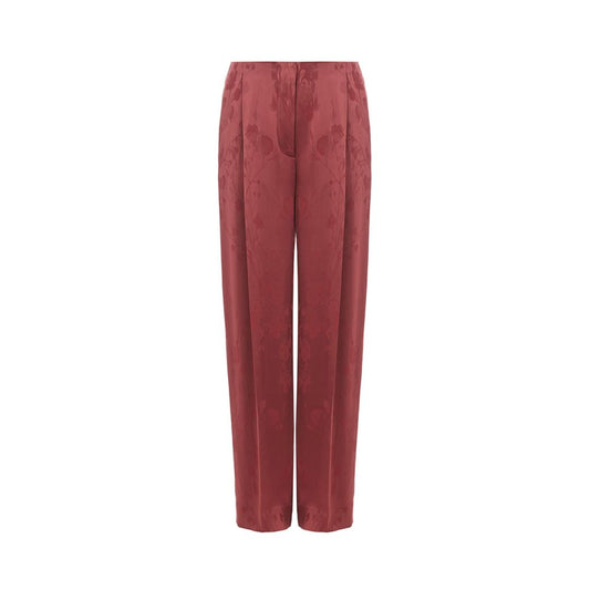 Lardini Elegant Red Tailored Pants