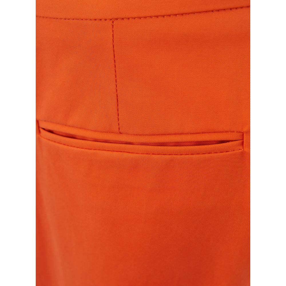 Lardini Elegant Cotton Orange Pants