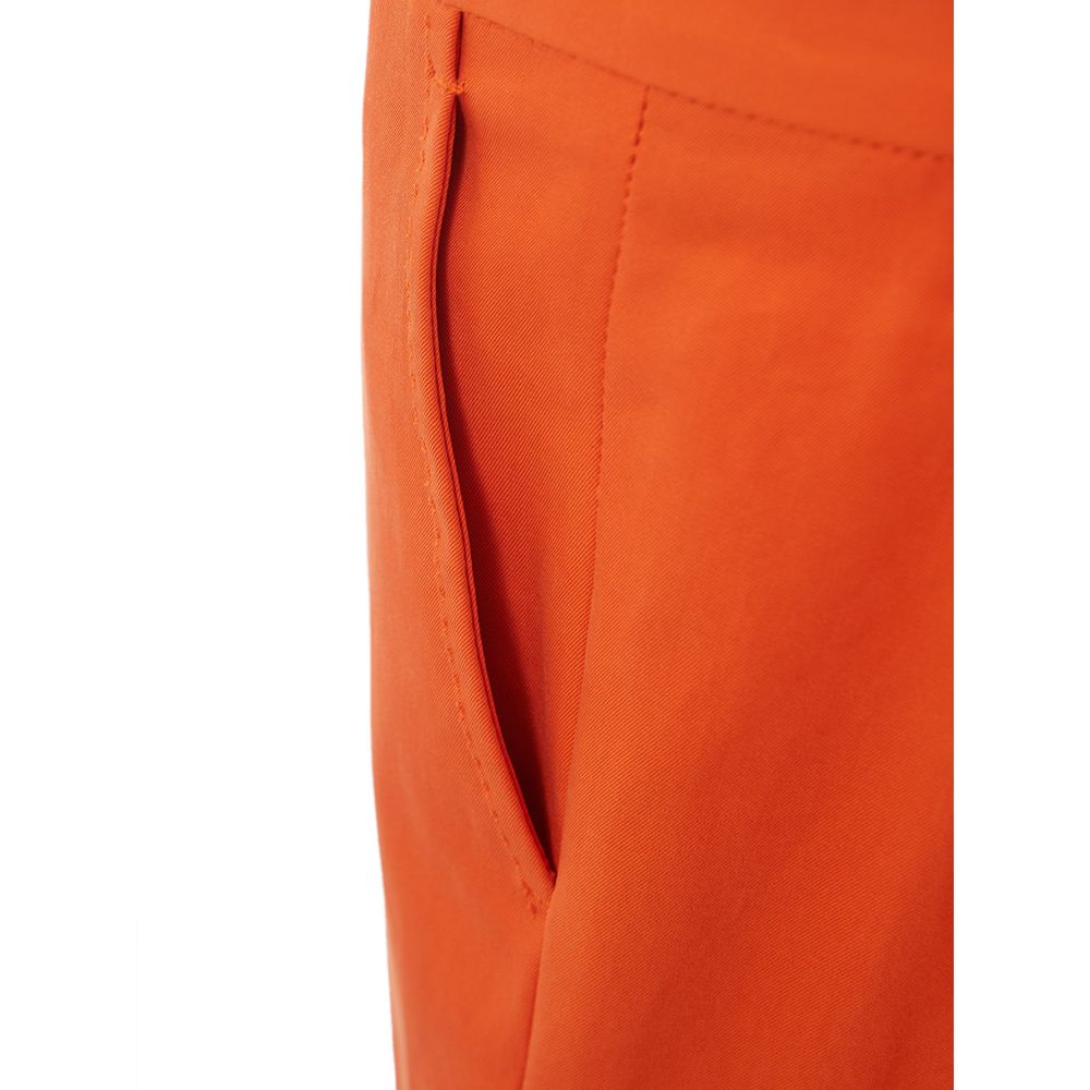 Lardini Elegant Cotton Orange Pants