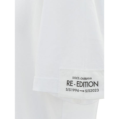 Dolce & Gabbana White Cotton T-Shirt