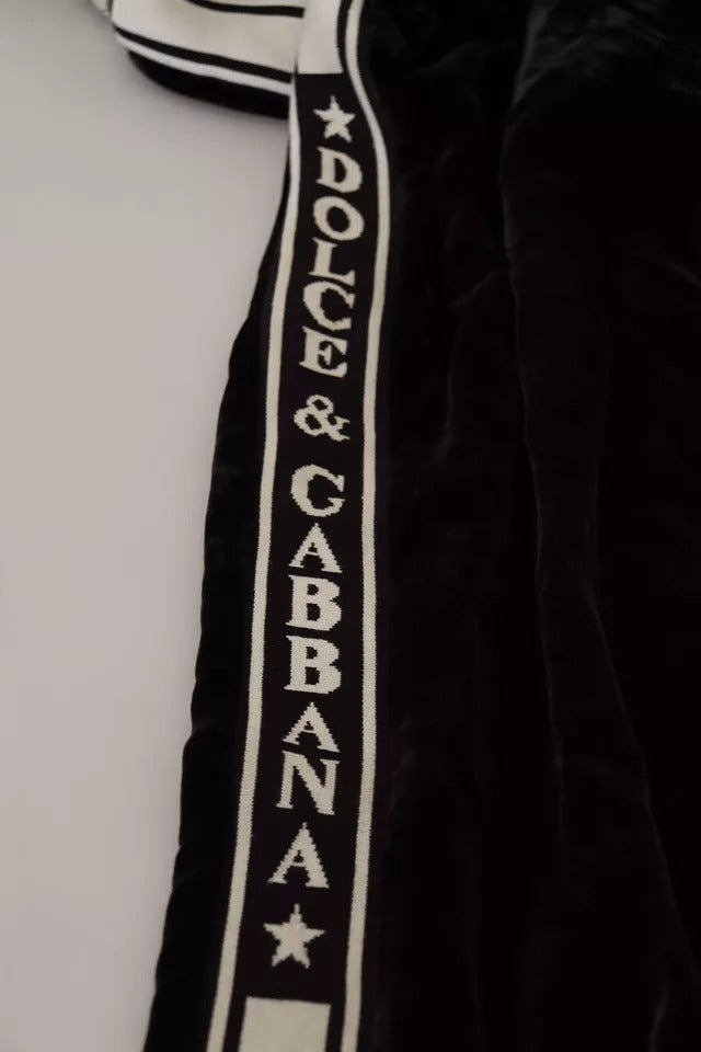 Dolce & Gabbana Black Jogger Jogging Trouser Cotton Pants