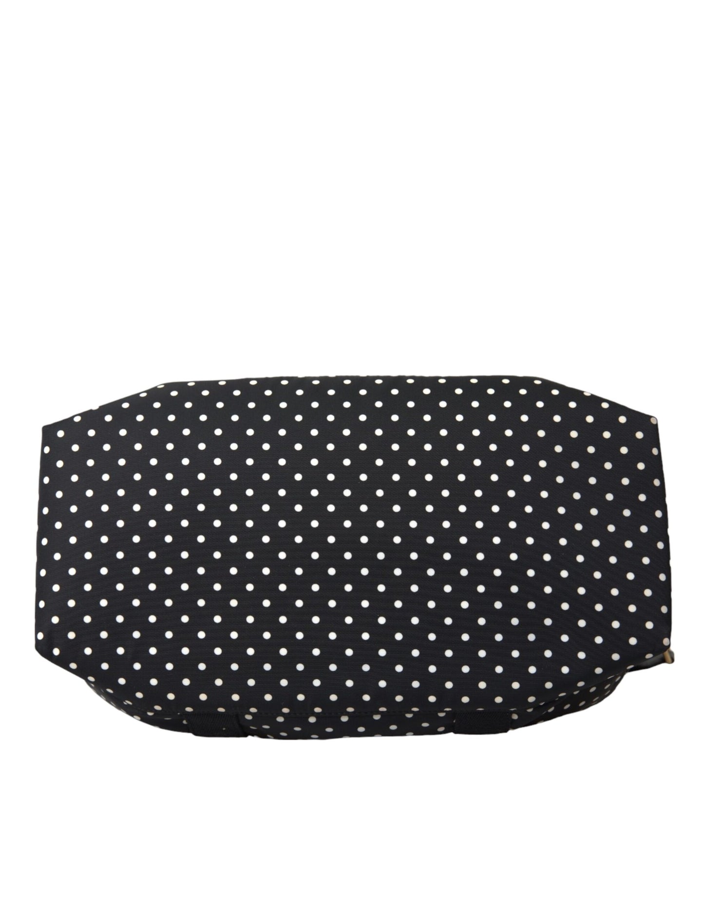 Dolce & Gabbana Black Polka Dot Changing Mat Baby Duffle Bag