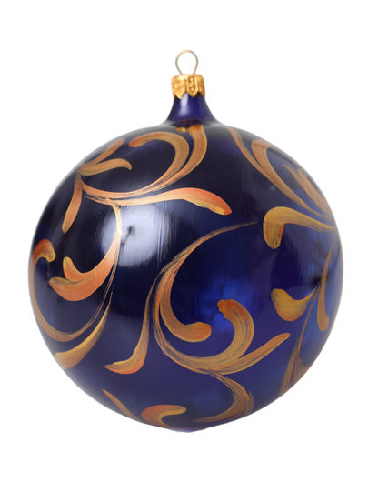 Dolce & Gabbana Multicolor Carretto Print Round Ornament Christmas Ball