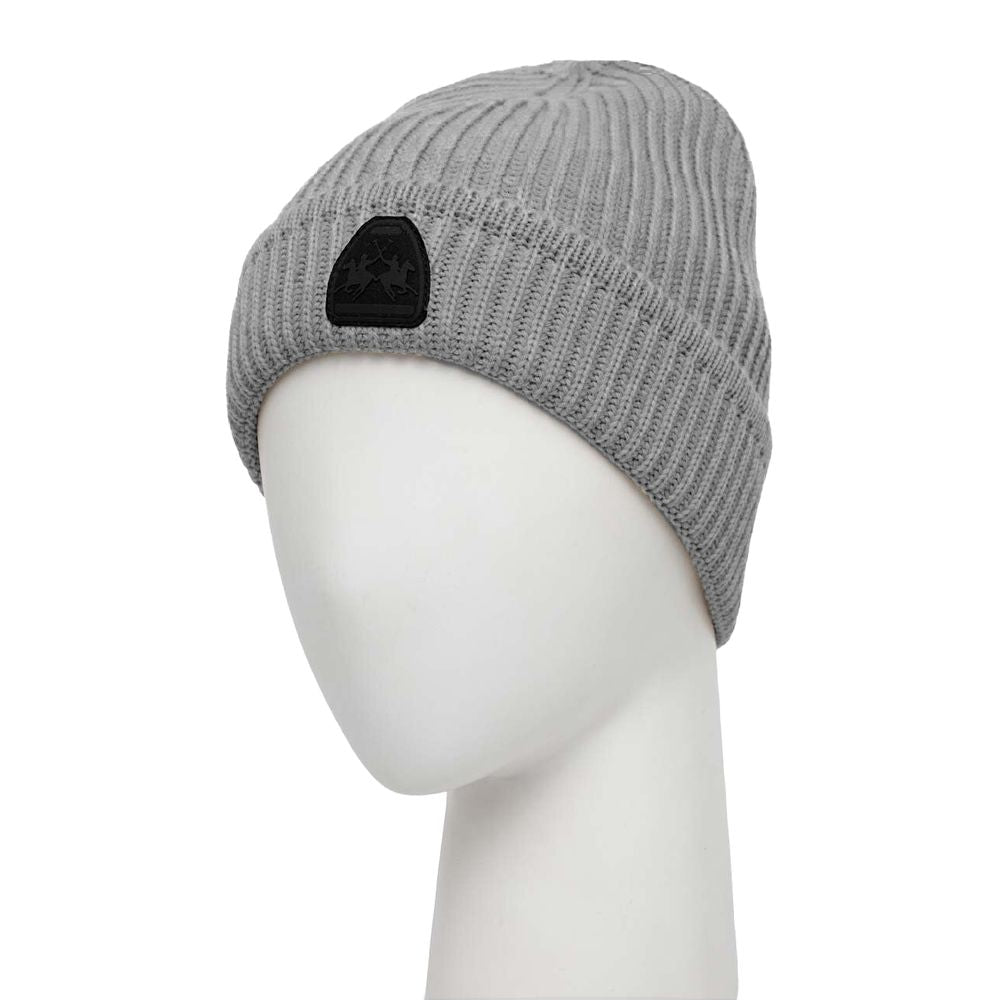 La Martina Gray Polyester Hats & Cap