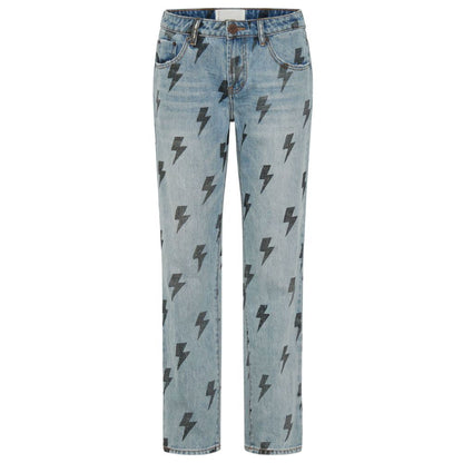 One Teaspoon Light Blue Cotton Jeans & Pant