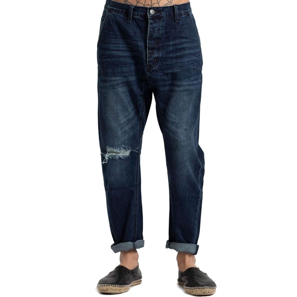 One Teaspoon Blue Cotton Men's Jeans