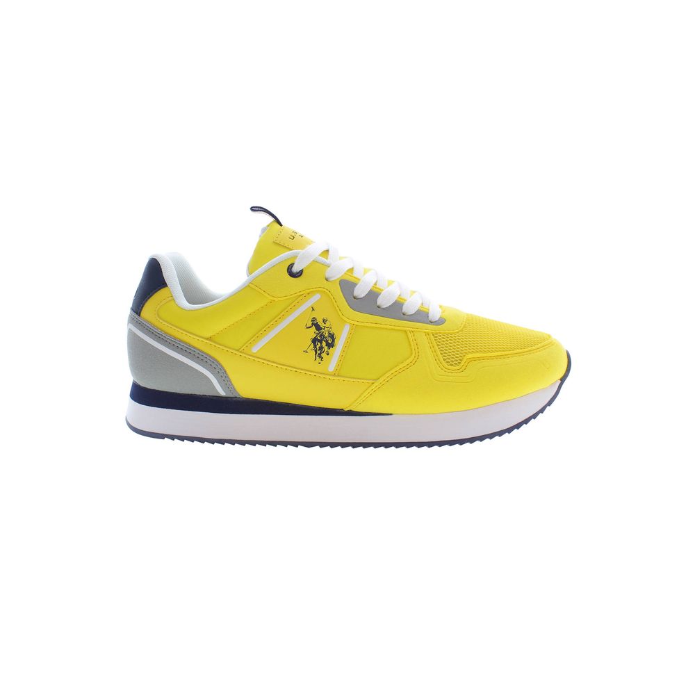 U.S. POLO ASSN. Yellow Polyester Men Sneaker