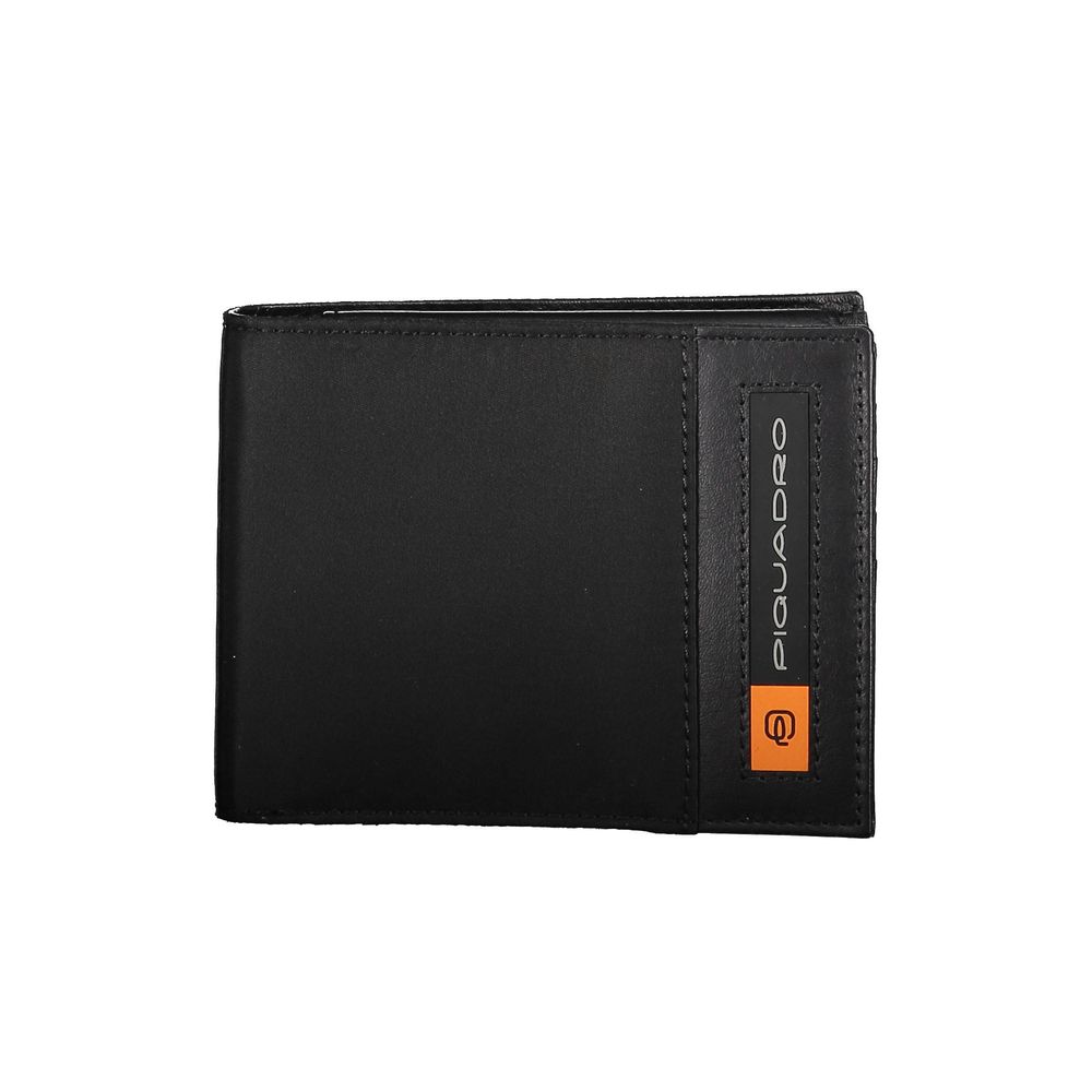 Piquadro Black RPET Men Wallet