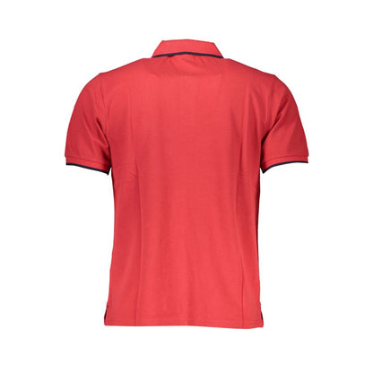 North Sails Red Cotton Polo Shirt