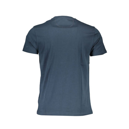 La Martina Blue Cotton Men T-Shirt