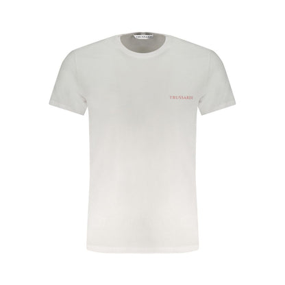 Trussardi White Cotton T-Shirt