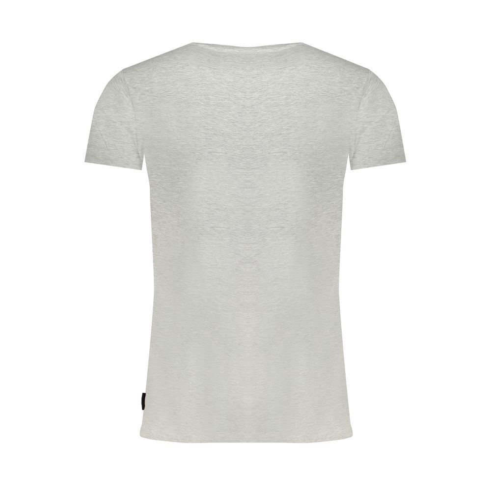 Gaudi Gray Cotton T-Shirt