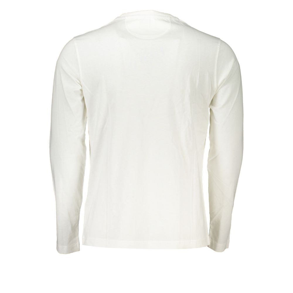 La Martina Chic Crew Neck Embroidered White Tee