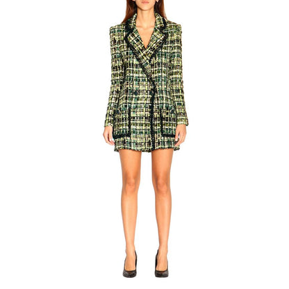 Elisabetta Franchi Elegant Forest Green Buttoned Jacket