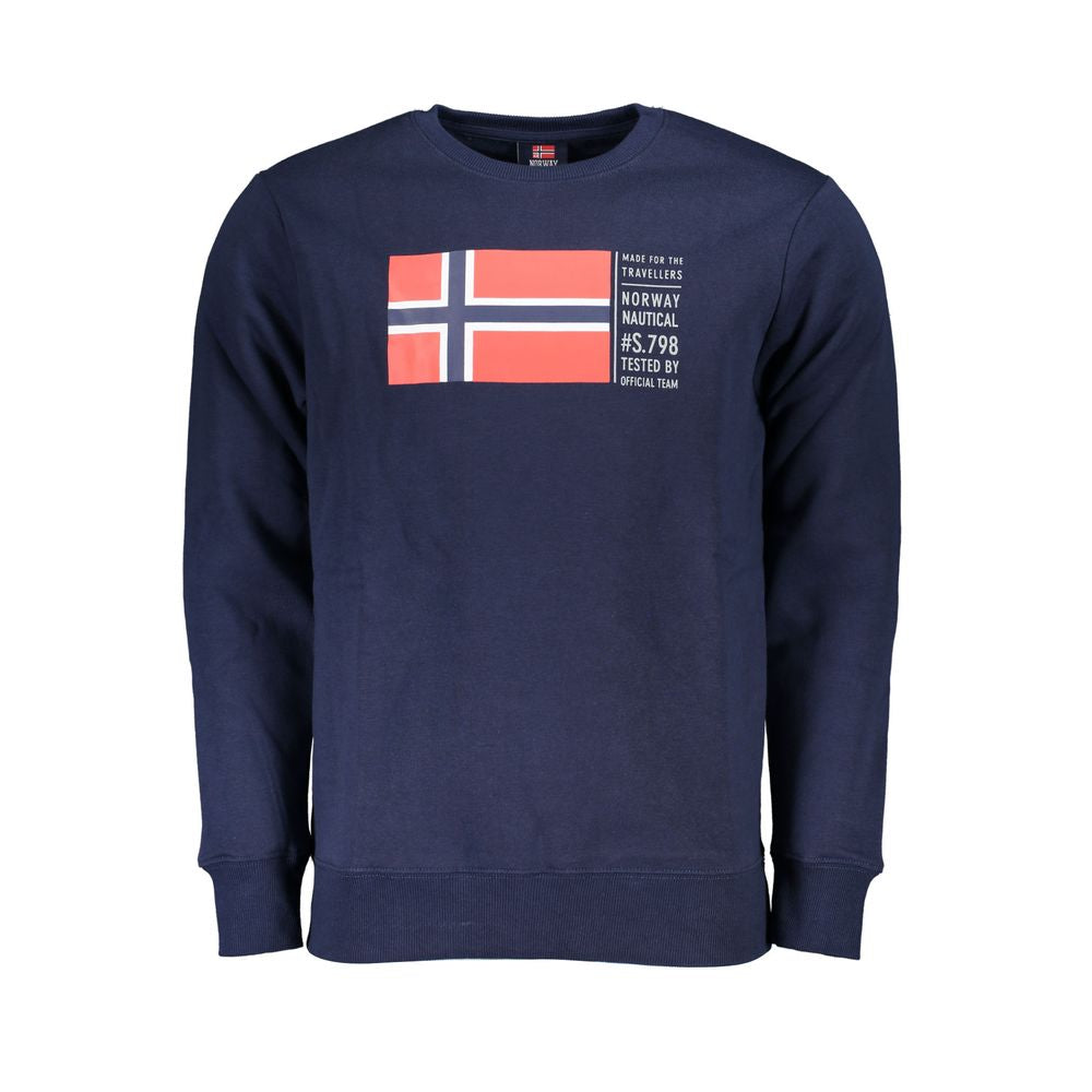 Norway 1963 Blue Cotton Sweater