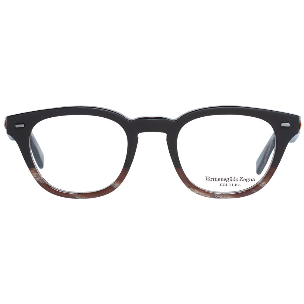 Zegna Couture Brown Men Optical Frames