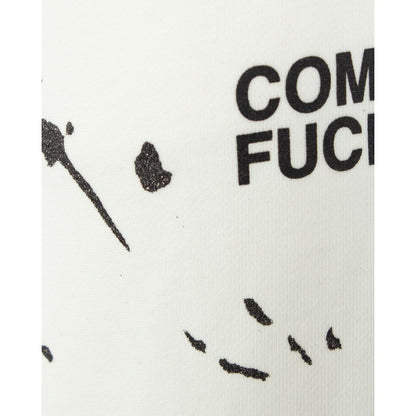 Comme Des Fuckdown White Cotton Jeans & Pant