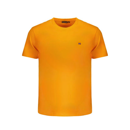 Napapijri Orange Cotton T-Shirt