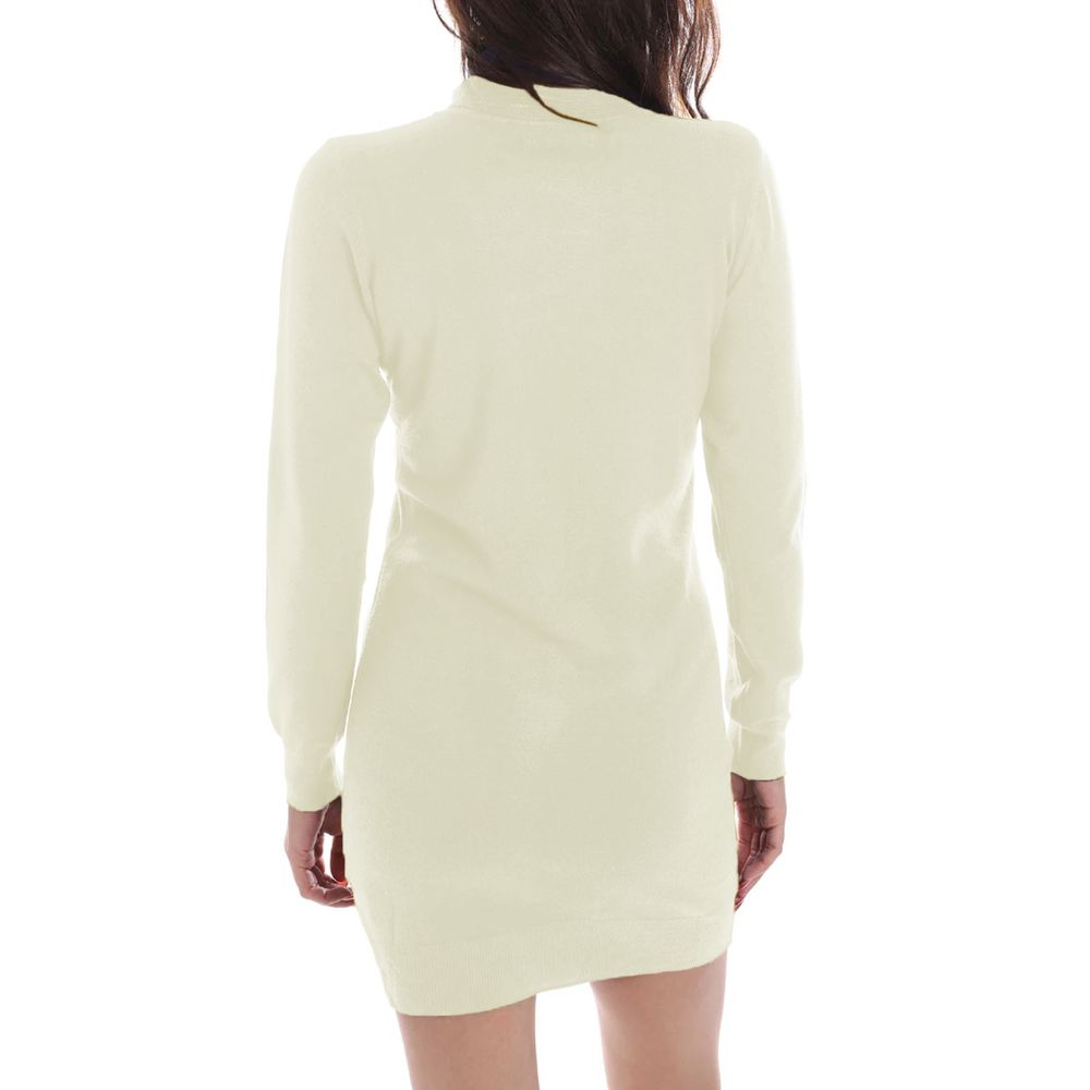 Yes Zee White Viscose Dress