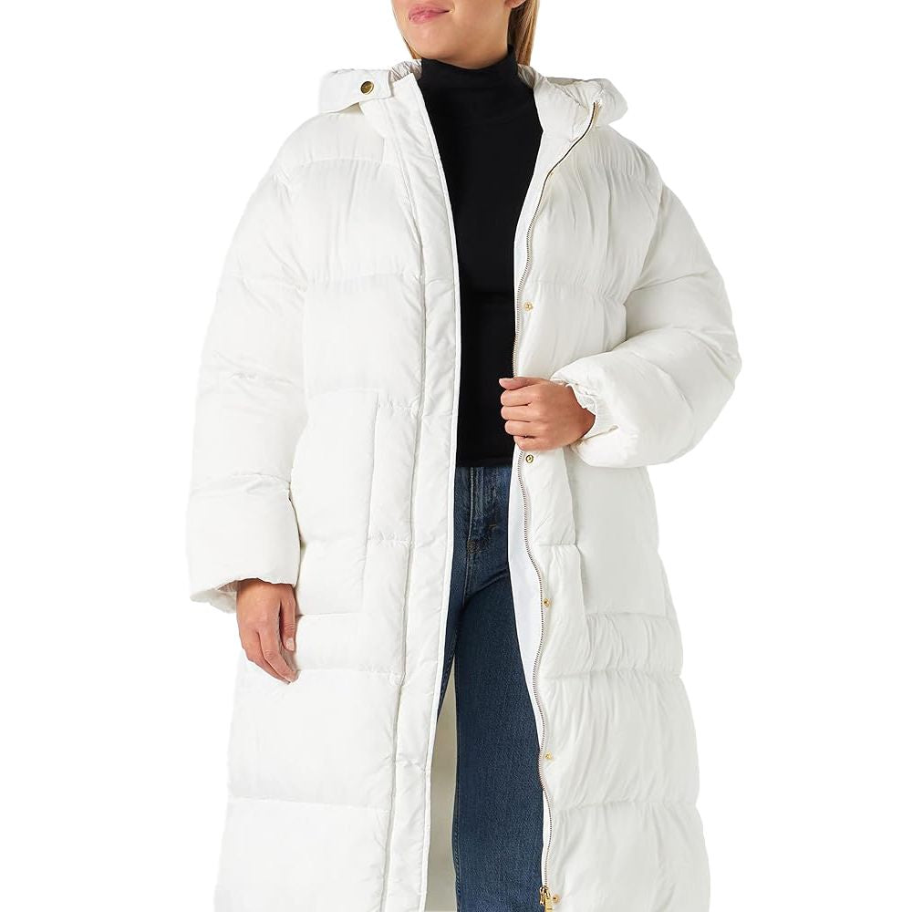 PINKO White Nylon Jackets & Coat