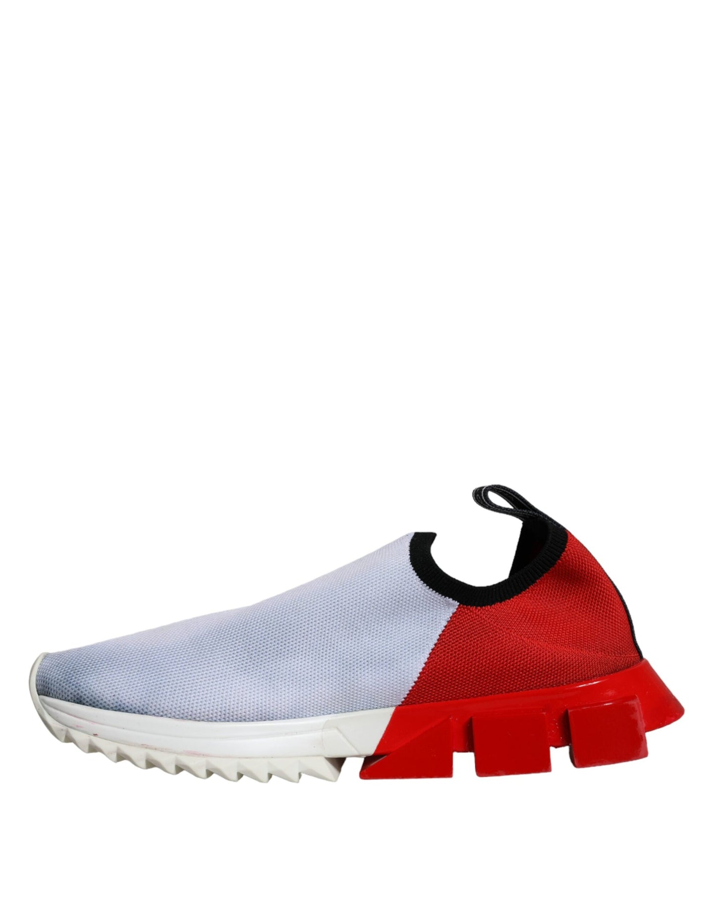 Dolce & Gabbana Red White Logo Sorrento Sneakers Shoes