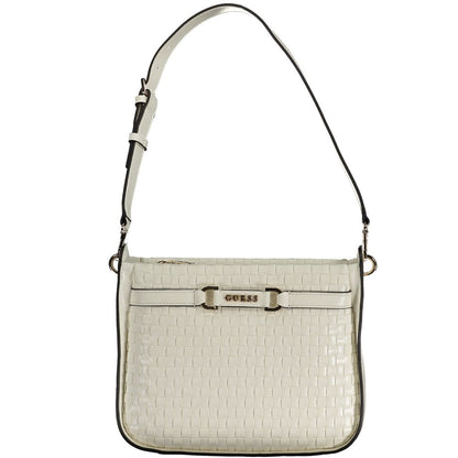 Guess Jeans White Polyethylene Handbag