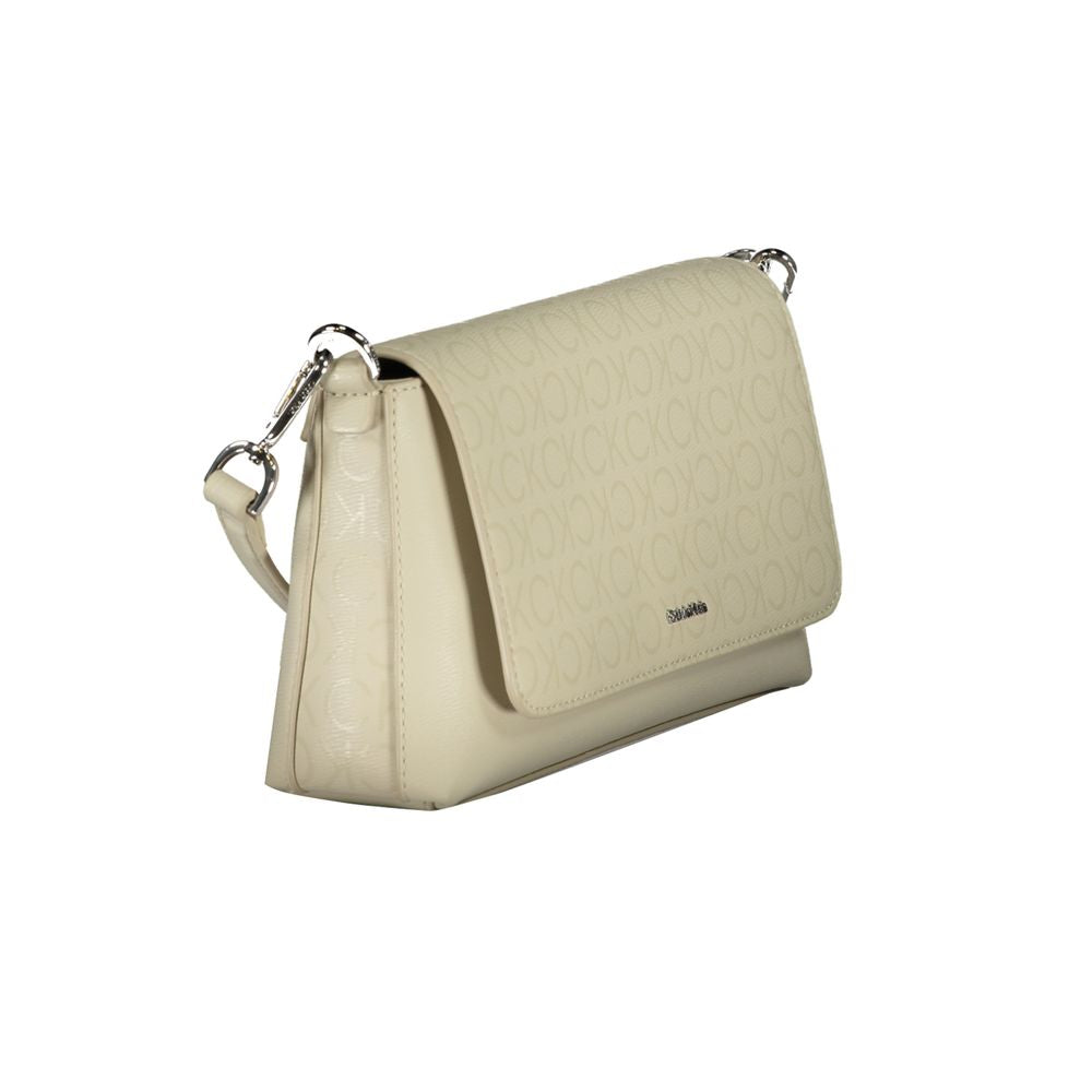 Calvin Klein Beige Polyester Handbag