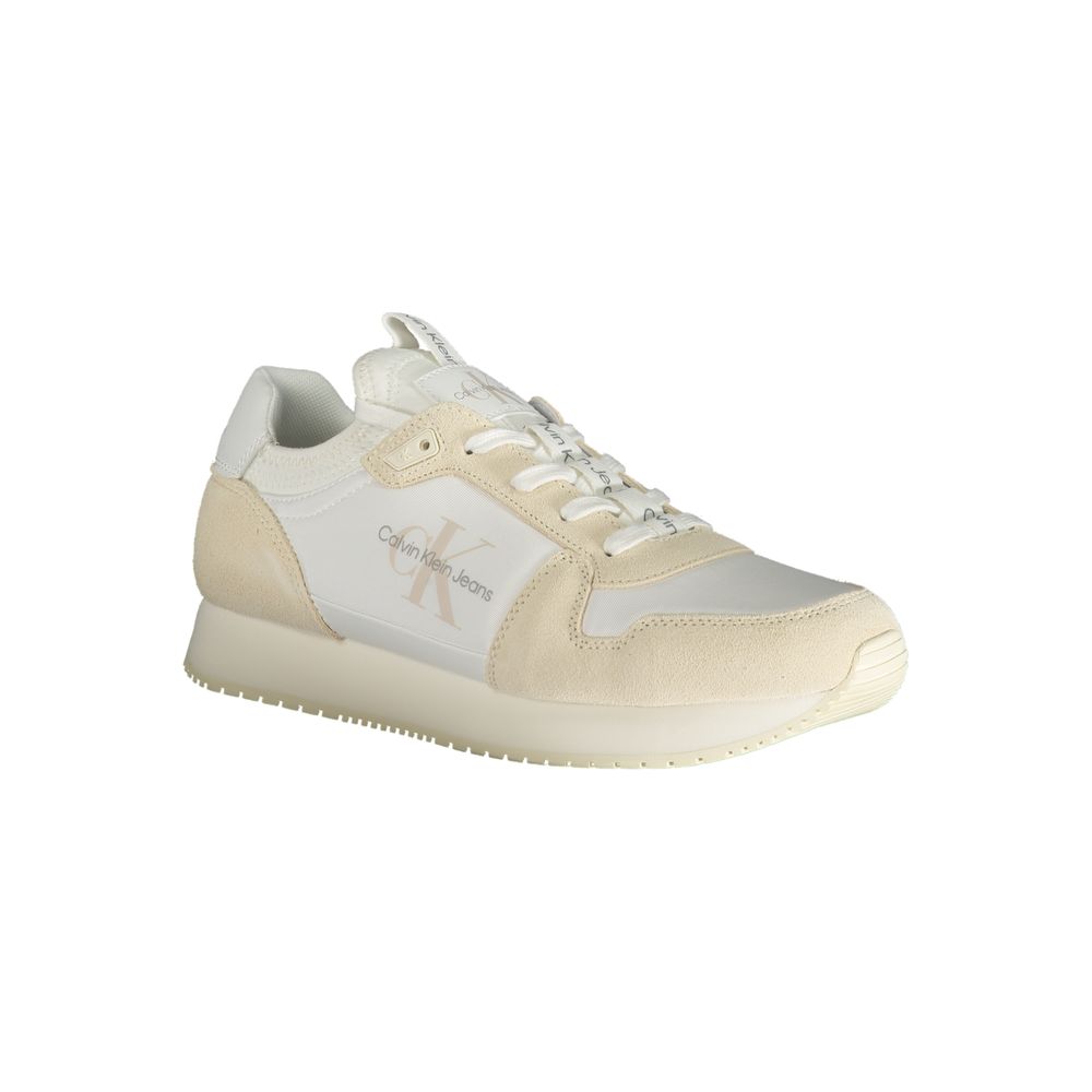 Calvin Klein White Polyester Sneaker