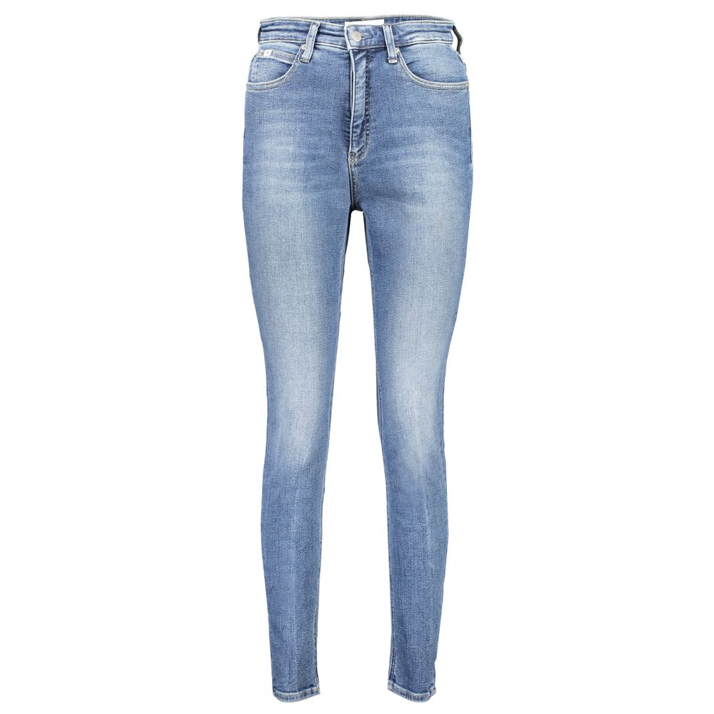 Calvin Klein Blue Cotton Jeans & Pant