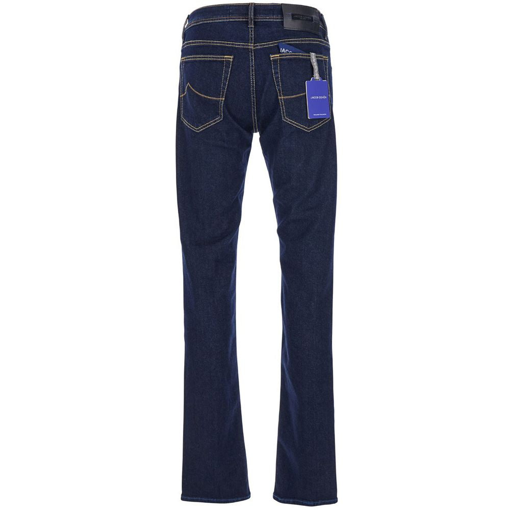 Jacob Cohen Blue Cotton Jeans & Pant