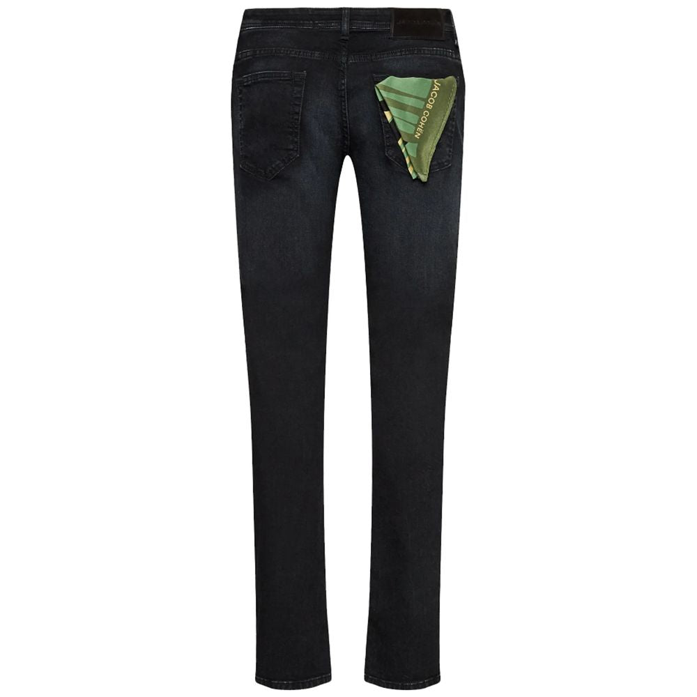 Jacob Cohen Black Cotton Jeans & Pant