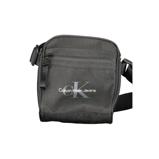 Calvin Klein Black Polyester Men Shoulder Bag