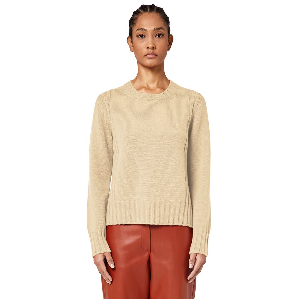 Alpha Studio Beige Cashmere Sweater