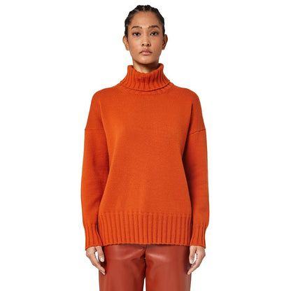 Alpha Studio Orange Cashmere Sweater